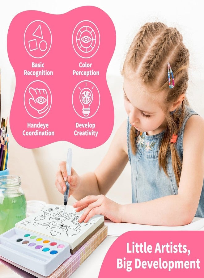 Kalysky Paint with Water Books for Kids Ages 4-8, Mess Free Water Color Painting Set for Toddlers, Travel-Friendly & Birthday Gift - Image 5